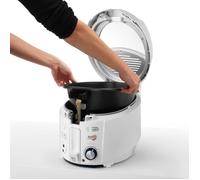 De Longhi F38436 RotoFry - Friggitrice, 1800 W, 1,2 Lt., 150-190ðC, Cestello Rotante Angolato,