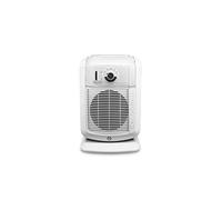 De'Longhi HBC 3032 Termoventilatore Caldobagno, 3 livelli di potenza, Funzione ECO-SILENCE, Protezione antigoccia, Ventilazione estiva, Avvolgicavo, per ambienti fino a 65 m³