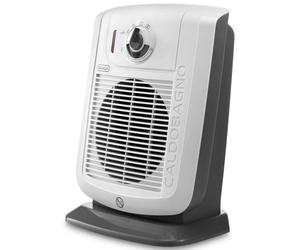 DeLonghi HBC3030 CaldoBagno Bianco Termoventilatore da Tavolo 2000W Eco Silence