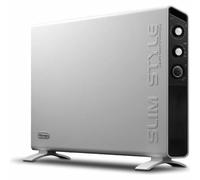 De’Longhi HCX3220FTS stufetta elettrica Nero, Bianco 2000 W Riscaldatore ambiente elettrico con ventilatore