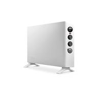 De’Longhi HSX 3320 FS stufetta elettrica Interno Nero, Bianco 2000 W Riscaldatore ambiente elettrico con ventilatore