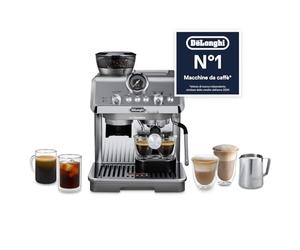 De'Longhi La Specialista Arte Evo EC9255.M, Macchina Caffè Espresso a Pompa, Funzione Cold Brew, Montalatte Professionale, Tecnologia Macinatura Sensoriale, Include Kit Barista, Metallo
