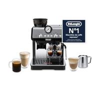 De'Longhi La Specialista Arte - Macchina Espresso 3 Bevande Nero | Macchina Caffè con Montalatte Manuale, Macinacaffè Integrato a 15 Livelli, 3 Temperature, Kit Barista, EC9152.BK