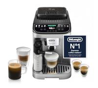 De'Longhi Magnifica Evo Next - Macchina da Caffè Automatica 13 Bevande | Macchina Caffè, Montalatte Automatico LatteCrema Caldo, Espresso e Cappuccino, Display a Colori, Argento, ECAM310.80.SB
