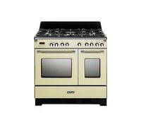 DELONGHI MEM965TBAED CUCINA DOPPIO FORNO 5 FUOCHI TRIPLA CORONA 90X60 BEIGE [EEK: A]