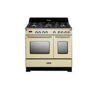 De'Longhi MEM965TBAED Cucina Libera installazione | Classe A/B | crema, 5 gas 1 TC, griglie ghisa, princ.elettr. multif. (8), 3D, ausiliario elettr. (5), progr.elettr, vano scaldavivande