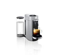 De'Longhi Nespresso Vertuo Plus ENV 155.S - Macchina per caffè, garantisce una crema perfetta grazie alla tecnologia Centrifusion, include un pacchetto di benvenuto comprendente 12 capsule, da 1,7 litri, colore: argento