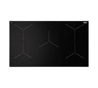 De'Longhi NSI 952 Piano Cottura A Induzione 90 Cm, Vetroceramica Nero, Comandi Touch, 5 Zone Di Cottura, Booster, Blocco Tasti