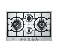 De’Longhi NSL 475 X piano cottura Acciaio inox Da incasso 75 cm Gas 4 Fornello(i)