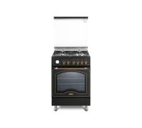 DE LONGHI PEMA664CLSG CUCINA GAS 60CM 4 FUOCHI FORNO ELETTRICO ANTRACITE A [EEK: A]