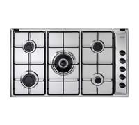 De'Longhi Piano Cottura Gas YAL 59 DD 5 Fornelli 86 cm da Incasso Acciaio Inox