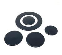 DELONGHI PIATTELLI CUCINA SPARTIFIAMMA 3 FUOCHI NERI + TRIPLA CORONA SATINATI