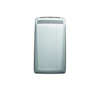 De'Longhi Pinguino Pacn74Eco Climatizzatore Portatile Silenzioso, Classe A, 8.200 Btu/H, Deumidifica, Timer e Termostato, 3 Livelli, Gas Refrigerante Naturale R290, Maniglie e Rotelle, Bianco