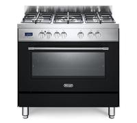 De’Longhi PRO 96 MA ED cucina Elettrico Gas Nero, Acciaio inox