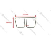 Delonghi resistenza 220V piastra bistecchiera CG600 CG6001 CG6601 NOTE