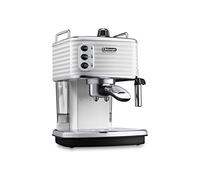 De'Longhi Scultura ECZ351.W Macchina da Caffè Espresso Manuale e Cappuccino, Caffè in Polvere o in Cialde E.S.E., 1100 W, Bianco