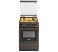 De'Longhi SGK554GBN Cucina Libera installazione | Classe A | copertone, 4gas, gas, acc.ne manuale, cop. vetro, predisposizione gas bombola