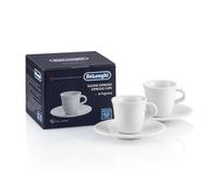 Delonghi Tazzine per espresso in porcellana, 70 ml, set di 2 DLSC308