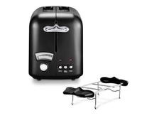 De'Longhi Tostapane due fette Argento CT021.BK1 | Nuovo