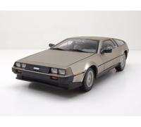 Delorean Lk Coupè 1981 IN Acciaio Inox Modellino Auto 1:18 Sun Star