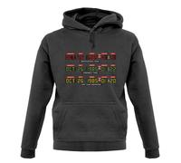 Deloreon Macchina Del Tempo Circuiti - Felpa con Cappuccio / - Back To The