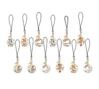 DELORIGIN 12 Pezzi Ciondolo Telefono In Stile Cinese. 6 Stili Smaltato Cinghie Per Telefono Cellulare Drago Cordino Pendente Accessori Da Appendere Per Portachiavi Cellulare Chiave Auto, Metallo non