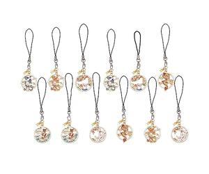 DELORIGIN 12 Pezzi Ciondolo Telefono In Stile Cinese. 6 Stili Smaltato Cinghie Per Telefono Cellulare Drago Cordino Pendente Accessori Da Appendere Per Portachiavi Cellulare Chiave Auto, Metallo non