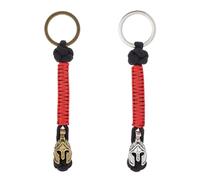 DELORIGIN 2 pz Cordini per Coltelli EDC Charms con Perline Moschettone Cordino Tattico per Coltello Fibbia Portachiavi per Auto Da Viaggio Zaino Da Campeggio Tira La Fotocamera