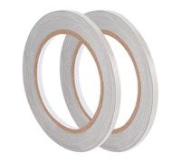 DELORIGIN 2 rotoli da 40 m di nastro biadesivo argentato conduttivo 5 mm x 20 m nastro adesivo ad alta schermatura Fibra adesiva per schermatura EMI per avvolgere cavi e cablaggi