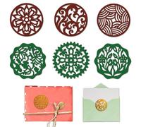 DELORIGIN Fustelle da taglio a motivi circolari, stencil da taglio decorativi per carte modelli di goffratura per fai da te, artigianato in carta, album di carte, decorazione regalo