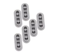 DELORM Raccordi per Sedile Wc, 6 Pezzi Guarnizione per Wc Sollevatore per Coperta per Piedi Copri Wc Paracolpi per Wc Paraurti Universale per Bidet Attacco per Bidet Paraurti Guarnizioni per Sedile Wc