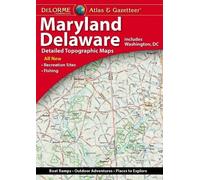 Delorme Atlas & Gazetteer Maryland/Delaware (Tascabile)