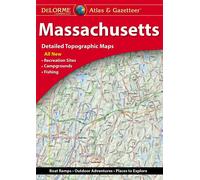 Delorme Atlas & Gazetteer Massachusetts (Tascabile)