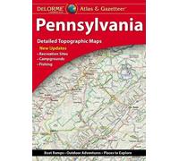 Delorme Atlas & Gazetteer: Pennsylvania (Tascabile)