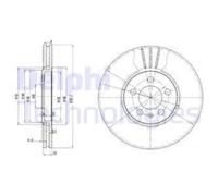 DELPHI 2x Disco Freni Anteriore Ø288 MM Ventilato per VW Golf III 1H1 2.0 2.8