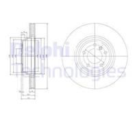 DELPHI 2x Disco Freni Anteriore Ø348 MM per BMW 3er Cabriolet E93 335i 330d E92