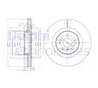 Delphi Disco freno BG9013 Anteriore ventilato Ø350 mm Kit coppia per Mercedes-Benz