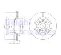 2 x DELPHI BG3975 Disco freno per AUDI,CUPRA,SEAT,SKODA,VW,VW (SVW)