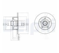 DELPHI BG3030 Discofreno AUDI