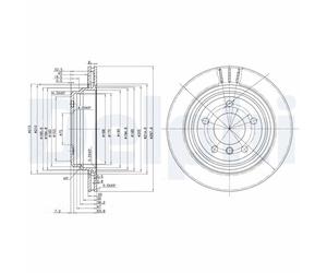 DELPHI BG3042 Discofreno BMW