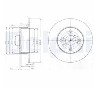 DELPHI BG4050 Discofreno TOYOTA