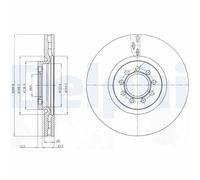 DELPHI BG4101 Discofreno IVECO