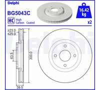DELPHI BG5043C Disco freno per FORD