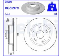 DELPHI BG5297C Discofreno FORD