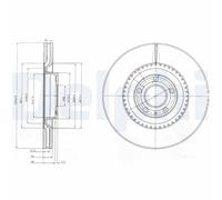 DELPHI BG9003 Disco freno