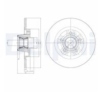 DELPHI BG9113RSC Discofreno RENAULT MERCEDES-BENZ NISSAN