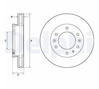 DELPHI BG9140C Discofreno FORD