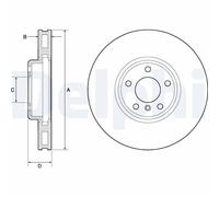 DELPHI BG9155C Disco freno per BMW