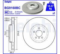 DELPHI BG9160BC Disco freno per BMW