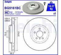DELPHI BG9161BC Disco freno per BMW